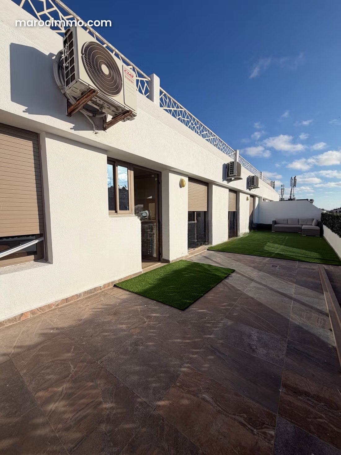 Appartement meublé avec terrasse à louer à Hassan Rabat — Rabat