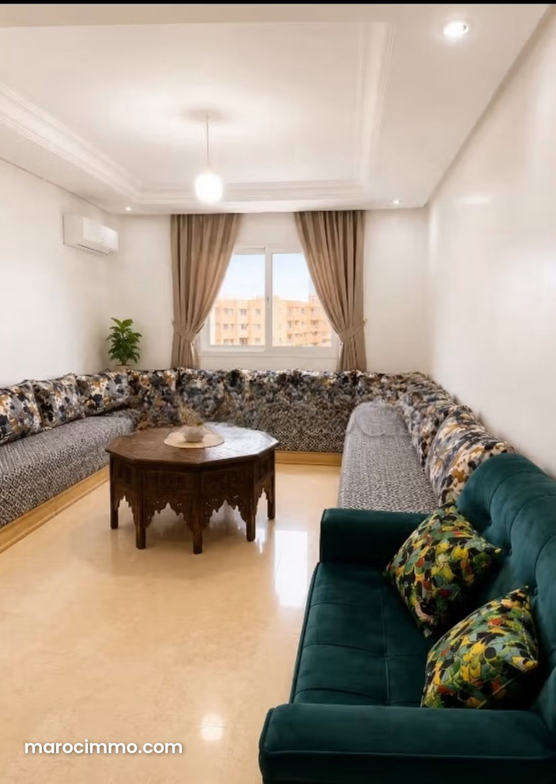 Furnished apartment with terrace and mountain views in Hivernage, Marrakech — Marrakesh