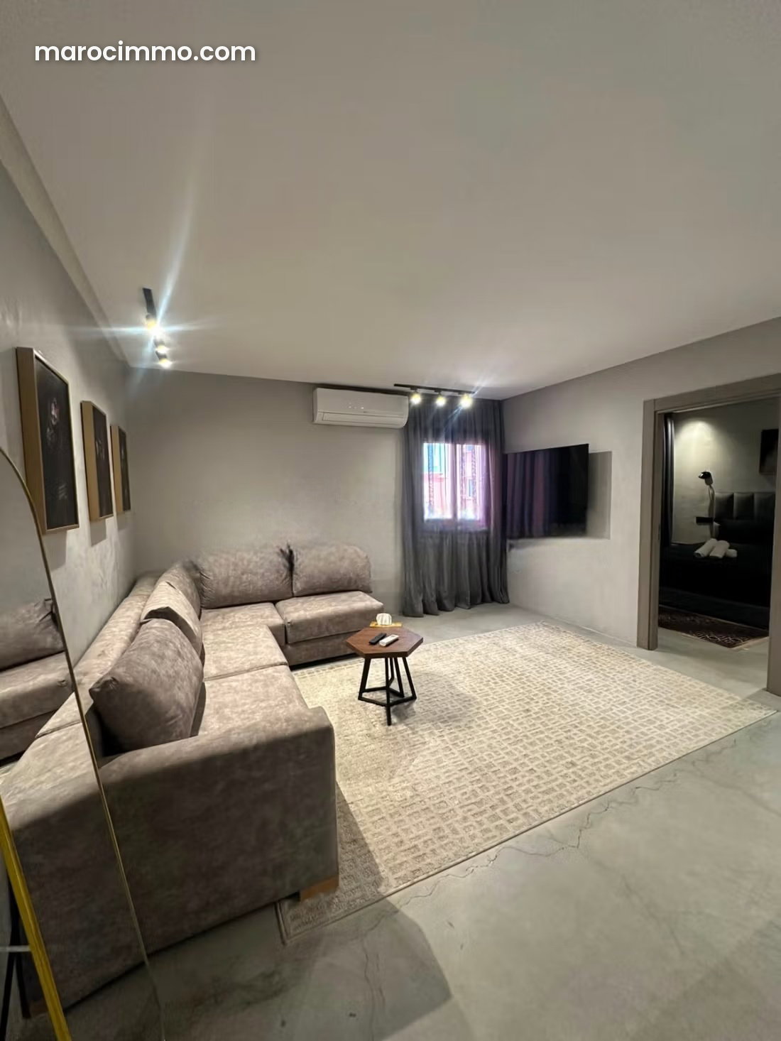Appartement meublé 50 m² à Guéliz Marrakech 4ème étage — Marrakech