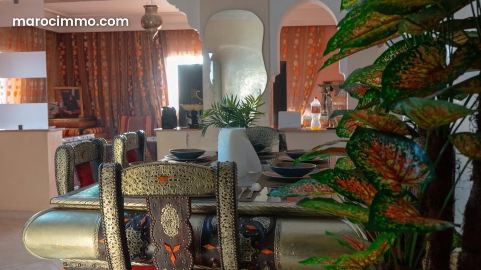 Vente d'un bel appartement à rte casa. 4 grandes pièces. Meublé