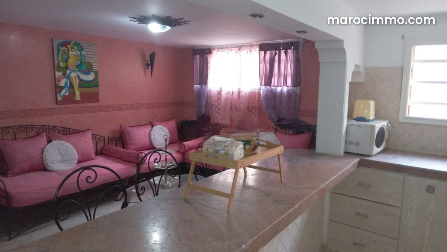 High-end apartment in Harhoura, Temara, with swimming pool — Temara