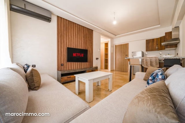 Vente appartement 1 chambre studio résidence avec piscine route de Casablanca Marrakech — 5