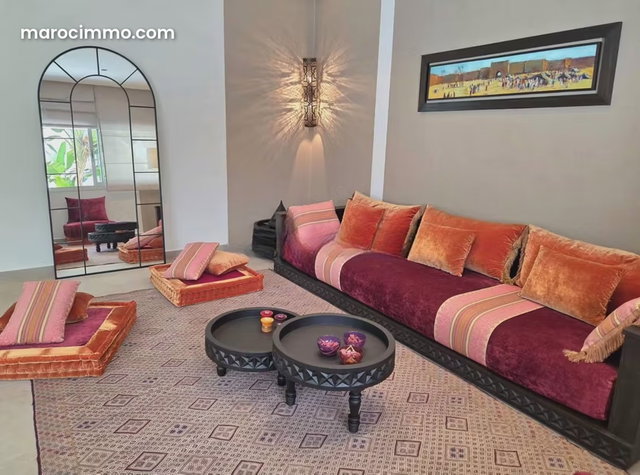 Louez cet appartement à Moulay Youssef. Grande superficie de 130 m². Concierge et climatisation — 2