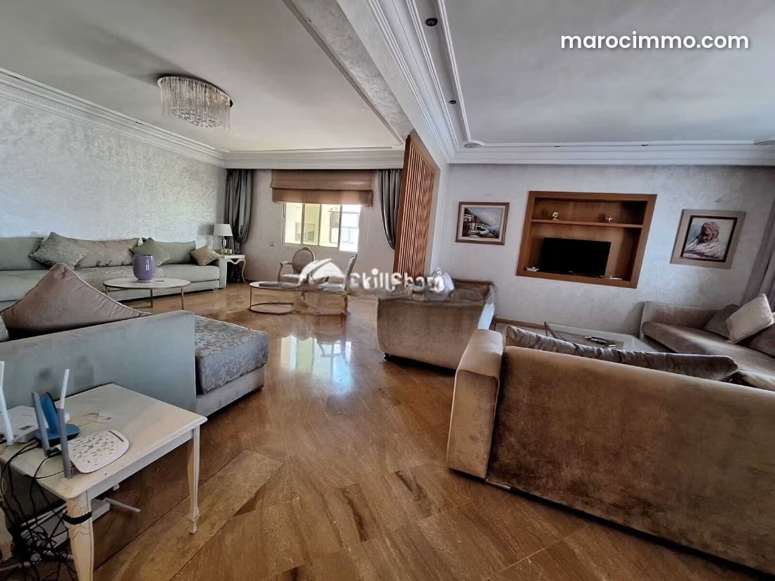 Furnished 200 m² Apartment with Terrace in Palmier, Casablanca — Casablanca