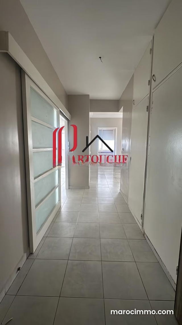 3ch 105m2 7éme VIDE plein sud ouest pas vis a vis — الدار البيضاء