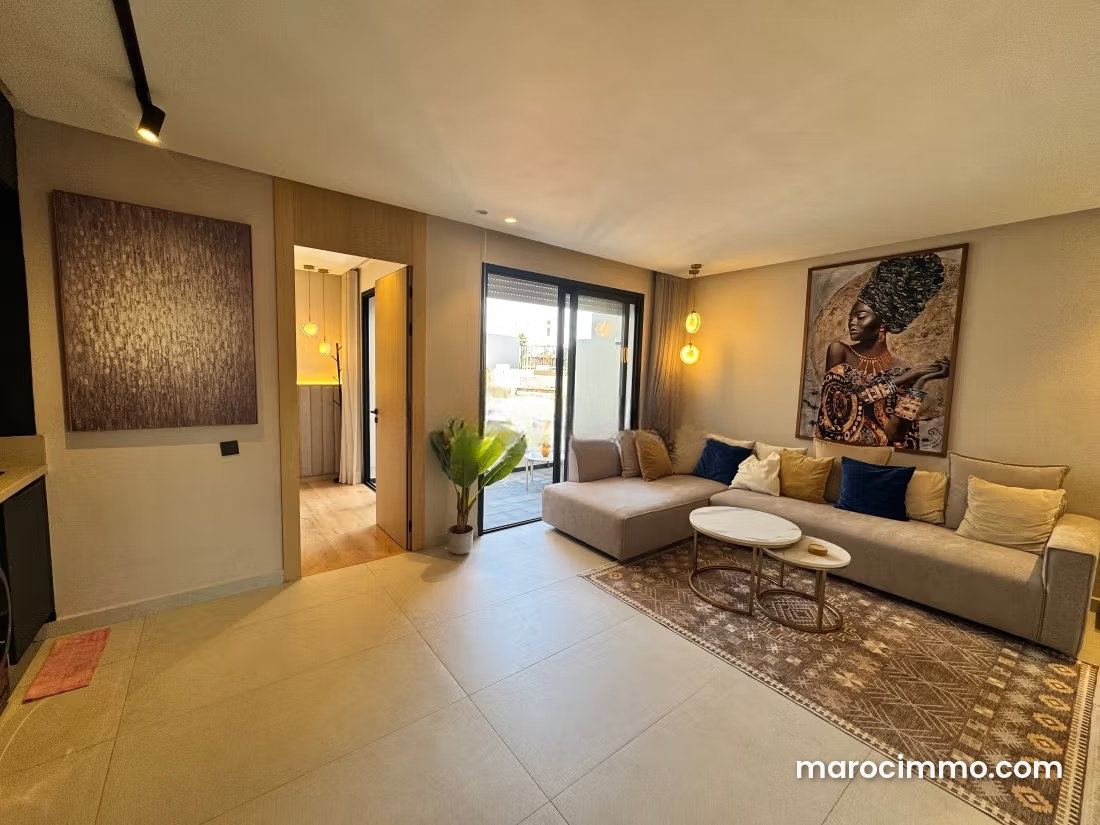 Appartement meublé avec terrasse à louer à Riviera Casablanca — Casablanca