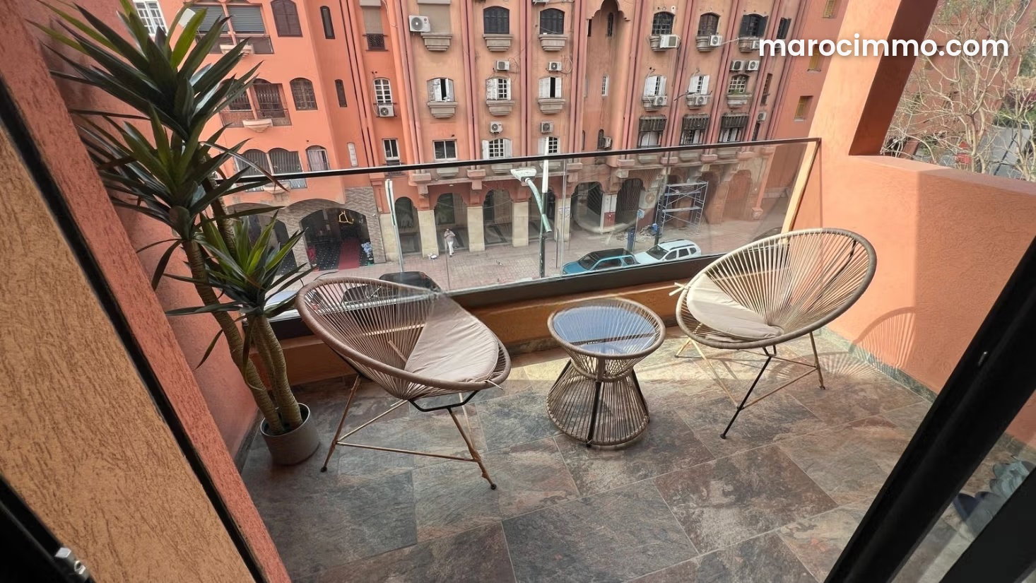 Furnished Apartment for Rent in Gueliz, Marrakech, with Sunny Terrace — Marrakesh
