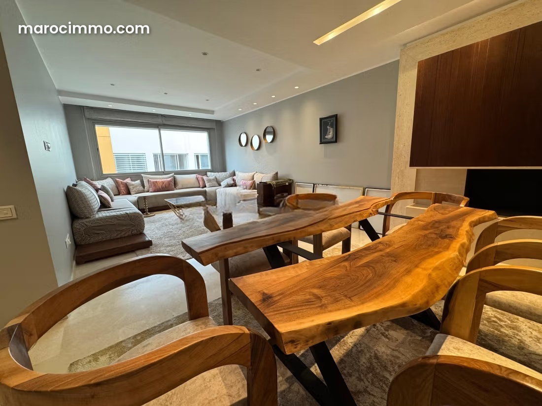 Appartement meublé à louer, Riviera Casablanca, haut standing — Casablanca