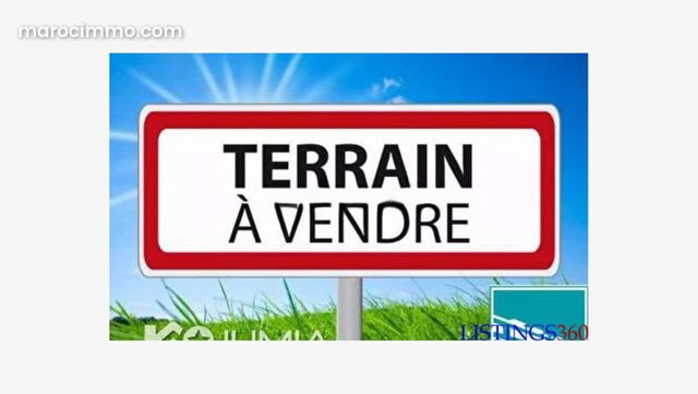 A vendre terrain Angle 300m2 z. Immb Lusitania — Casablanca
