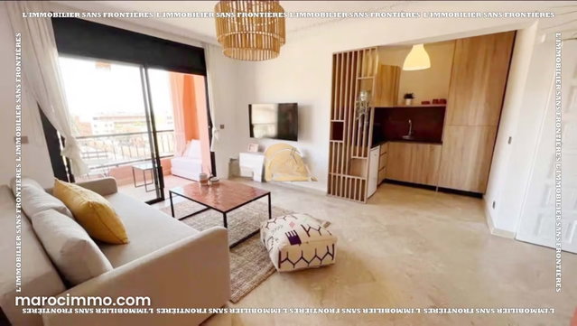 Appartement meublé à vendre à Guéliz, Marrakech – 4ᵉ étage avec terrasse – 49 m² — 5