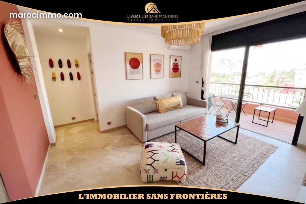 Appartement meublé avec terrasse à vendre à Guéliz Marrakech — Marrakech