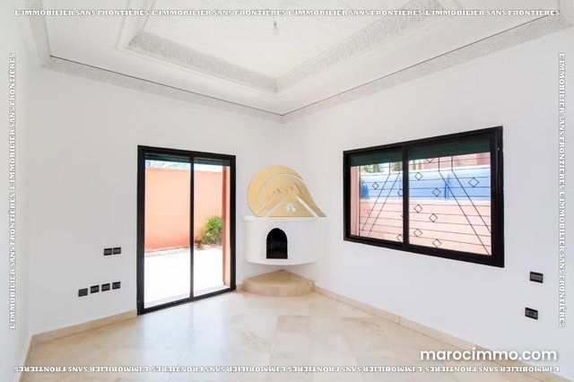 Vacant villa for rent in Targa, Marrakech – Secure residence – 350 m² — 5