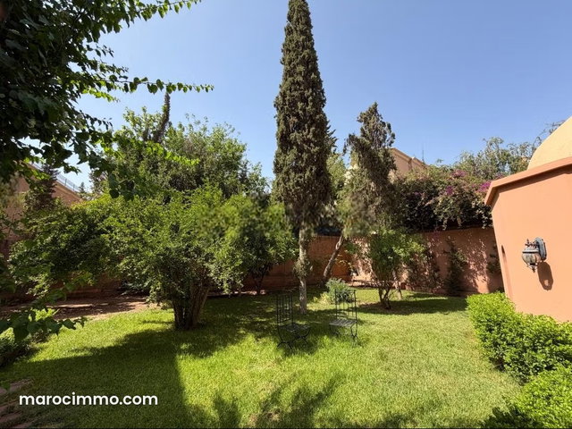 Splendide villa isolée à vendre à Hay Targa à Marrakech. Avec piscine privée et jardin, Superficie 1160 m² — 4