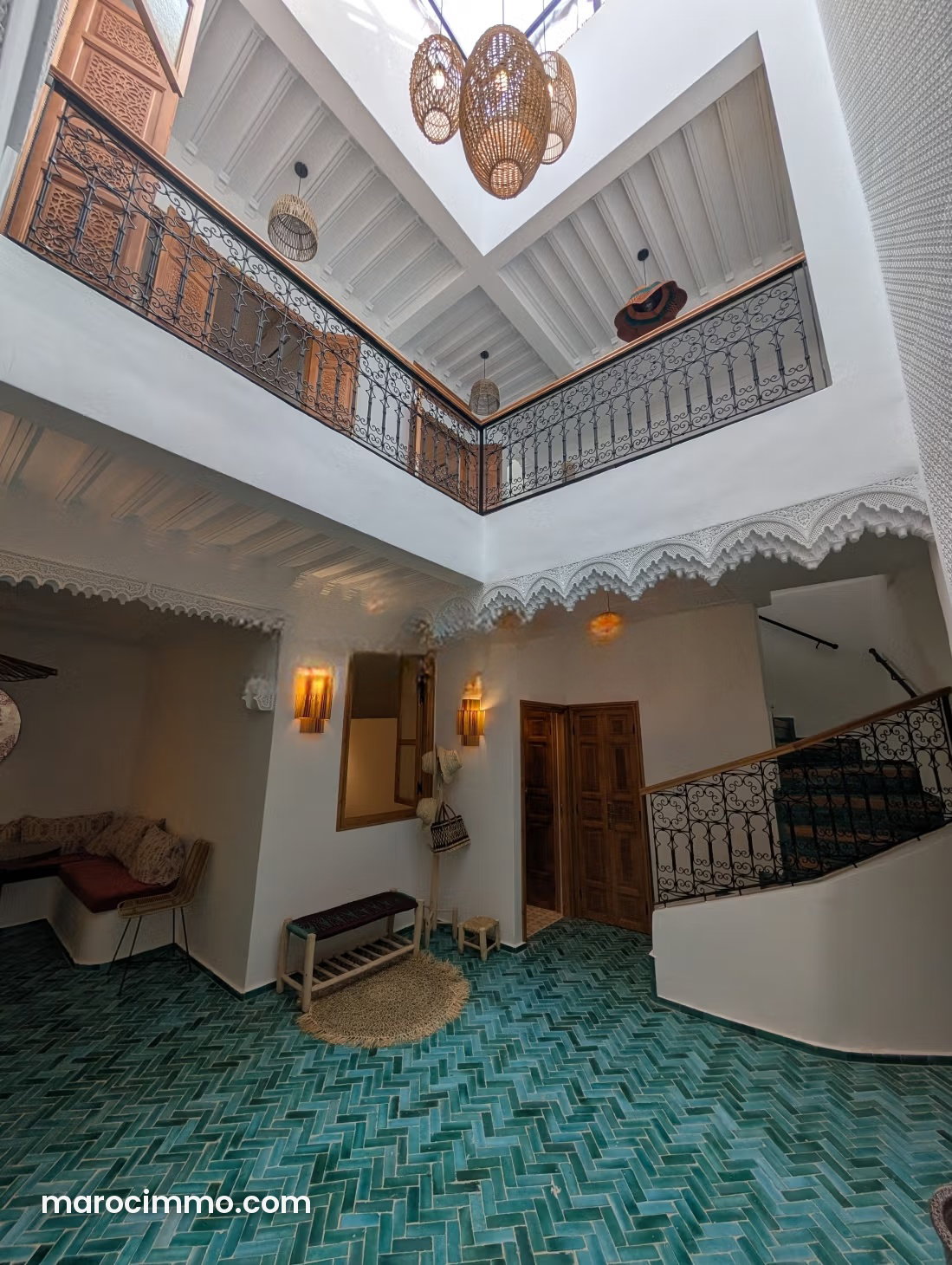Riad à vendre à Marrakech Sidi Bou Amar avec terrasse — Marrakech