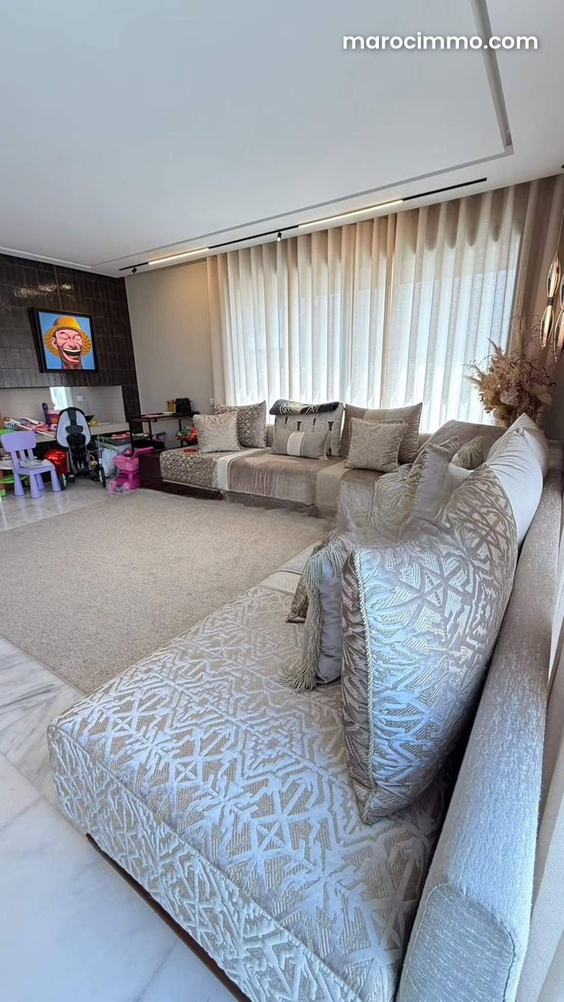 Duplex 330 m² dernier étage, terrasse panoramique, CFC Casablanca — Casablanca