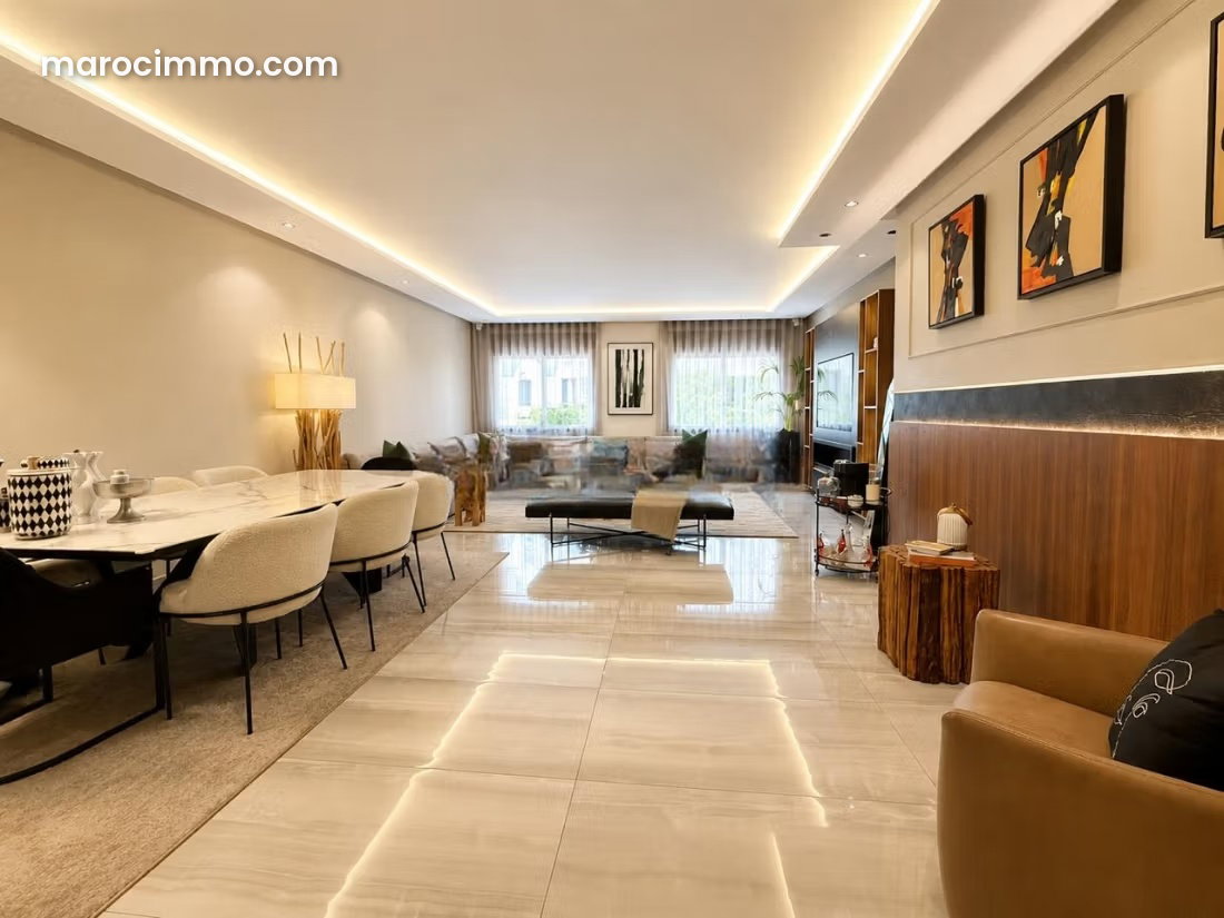 208 sqm Apartment, 3 Bedrooms, Golden Triangle, Casablanca — Casablanca