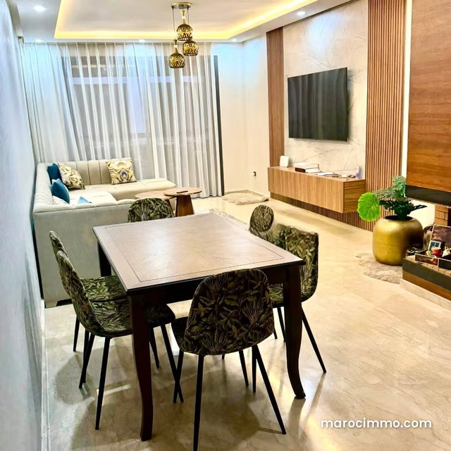Furnished 3-Bedroom Apartment with Ocean View, Dar Bouazza — 2