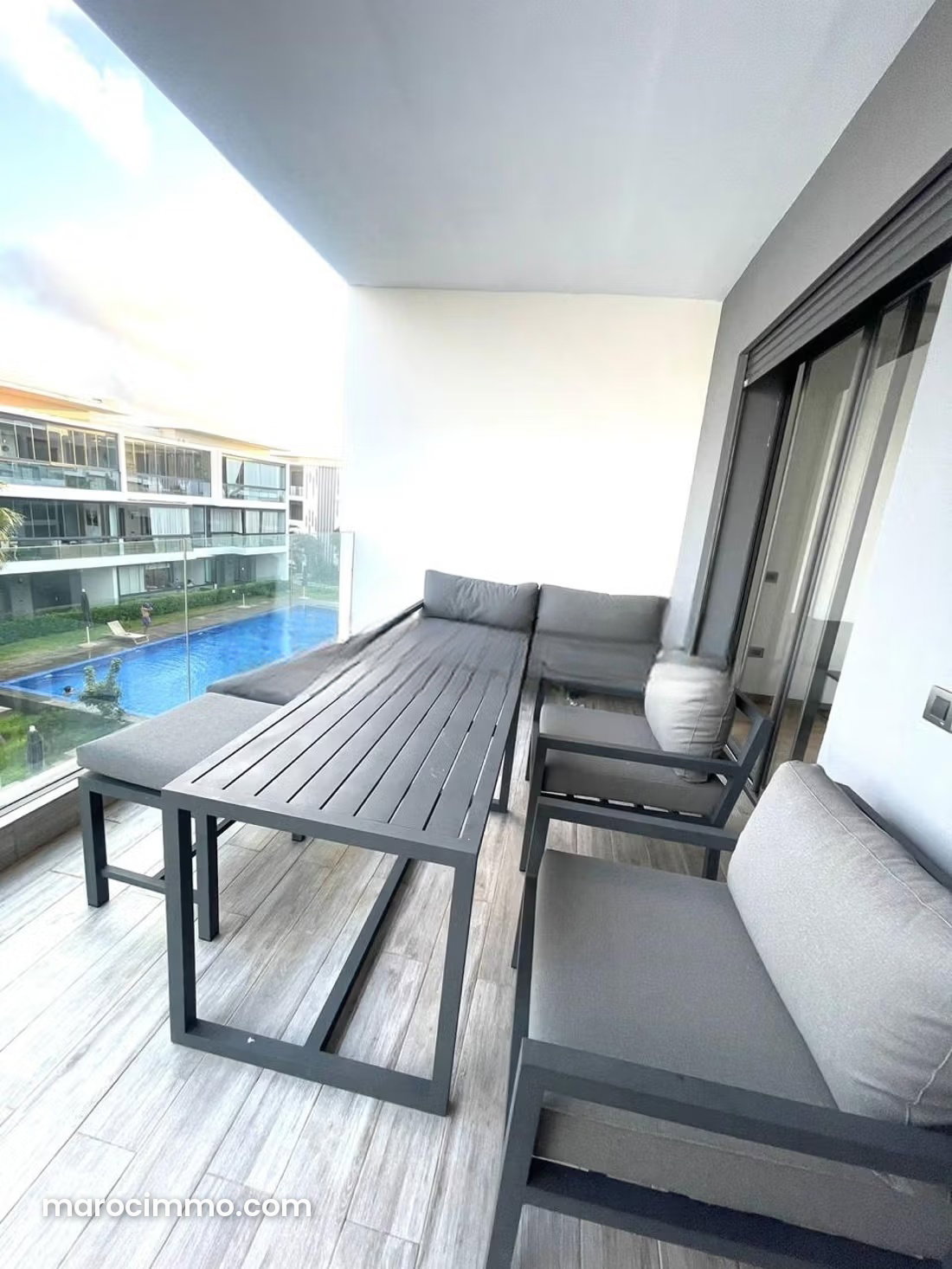 Furnished 3-Bedroom Apartment with Sea Views in Dar Bouazza — Dar Bouazza