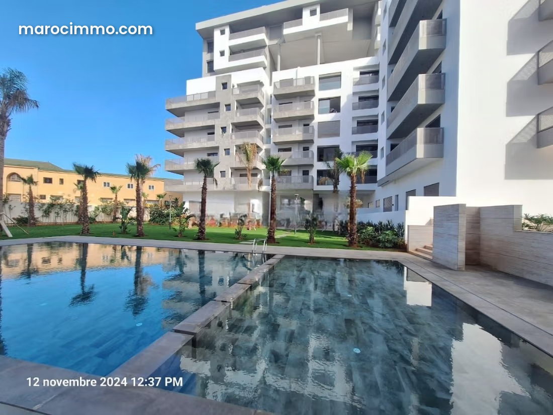 Furnished apartment with terrace in Casablanca Finance City — Casablanca