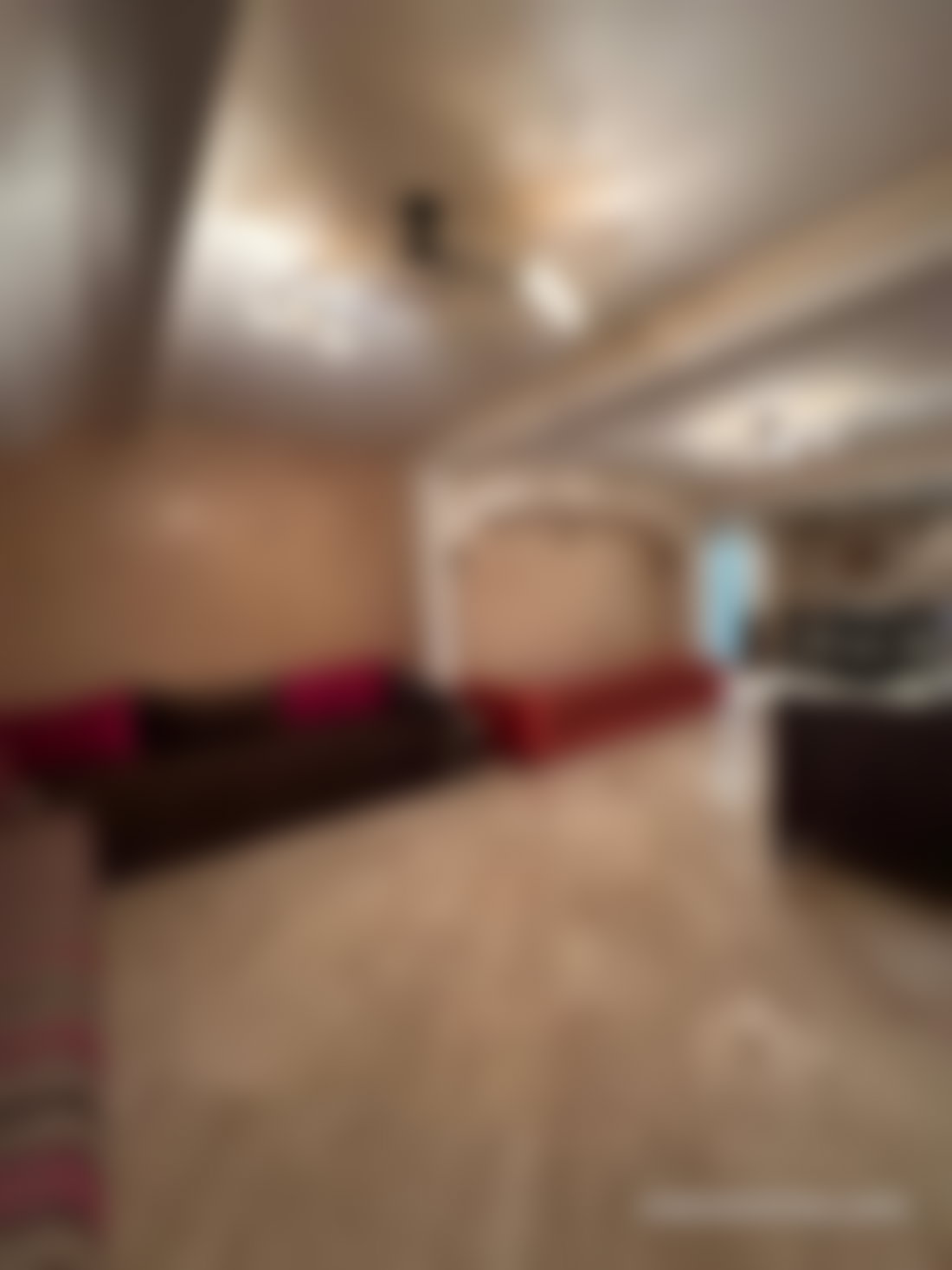 شقة فسيحة مع شرفات للإيجار بمثلث الذهب في الدار البيضاء