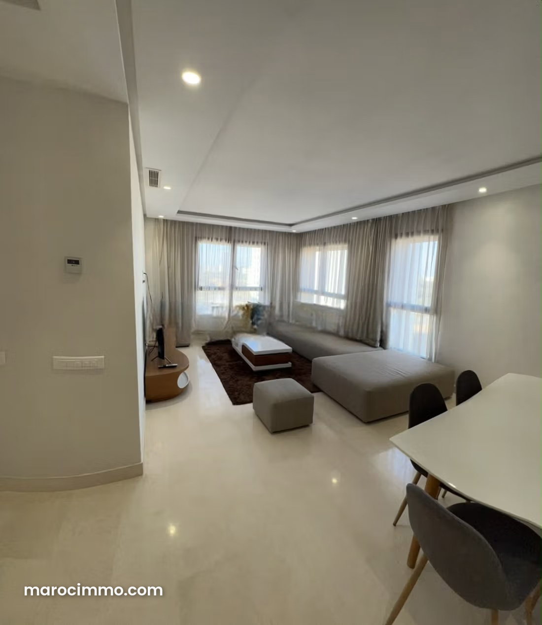 96 sqm Furnished Apartment, 2 Bedrooms, Casablanca Finance City — Casablanca