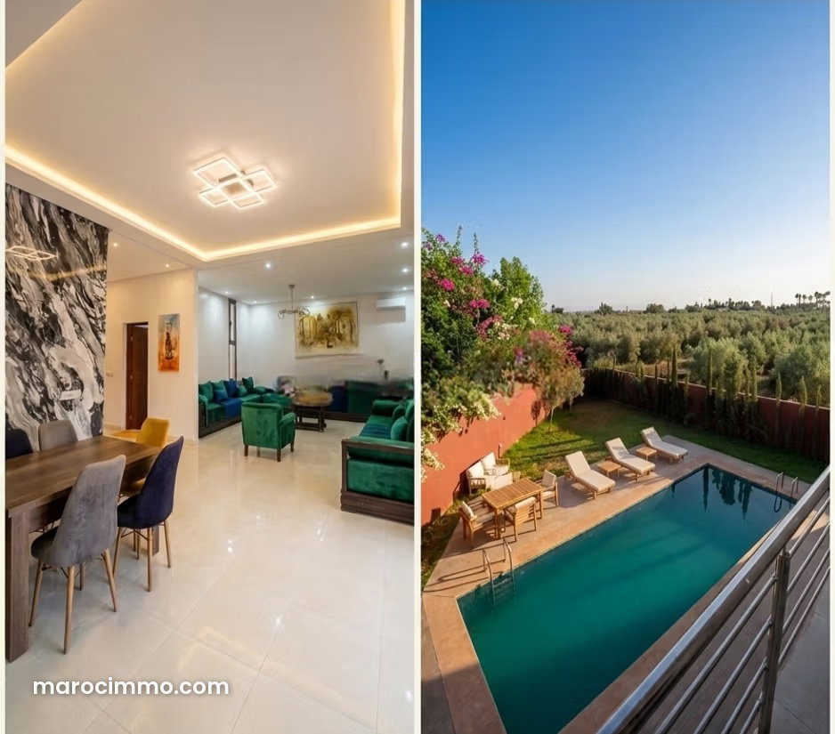 690 sqm Villa with Swimming Pool and Mountain Views, Sidi Abdellah Ghiat — Marrakesh
