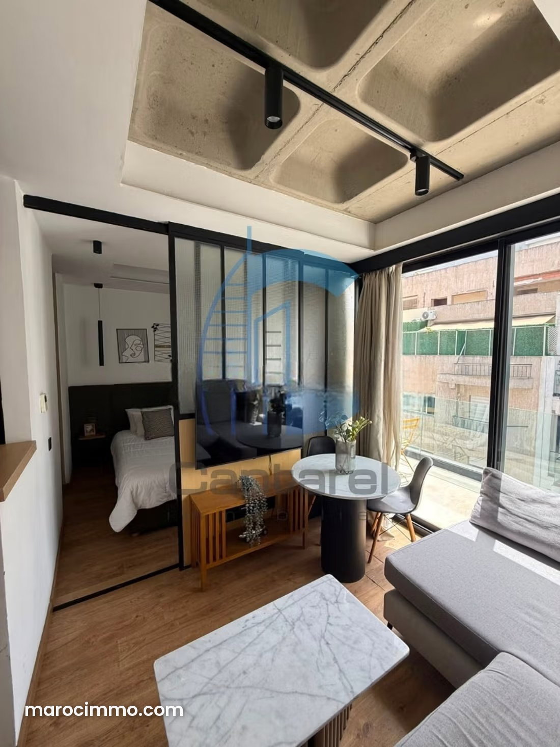 Furnished studio with terrace for rent in Gauthier, Casablanca — Casablanca