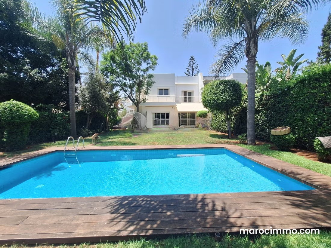 Furnished 4-Bedroom Villa with Pool in Hay Inara, Casablanca — Casablanca