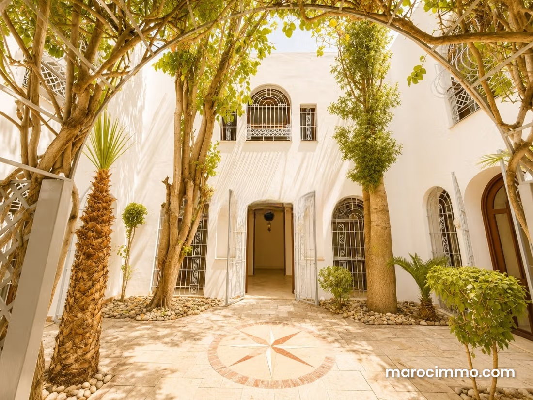 Office villa in Gauthier, Casablanca, 400 sqm with garden — Casablanca