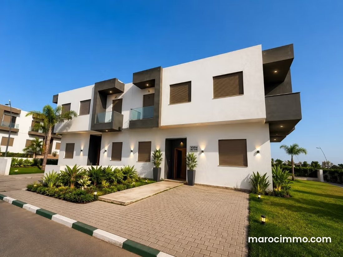 350 sqm Villa with Pool, Ville Verte Bouskoura — Bouskoura