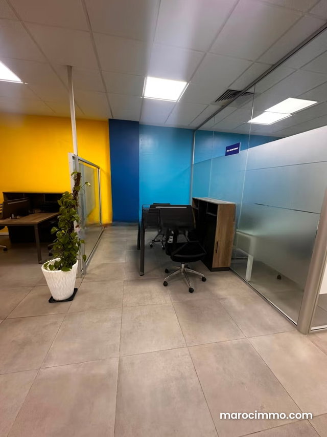 Offices for rent in Sidi Maârouf. 138 m² surface area — 3