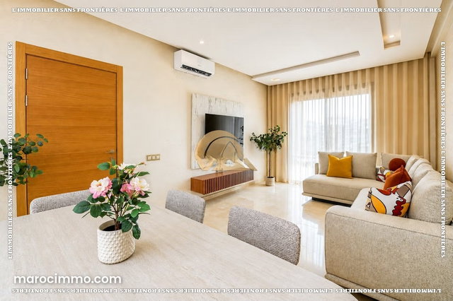 Furnished Apartment for Rent on Route d’Amizmiz, Marrakech – 2nd Floor with Terrace – 98 m² — 2