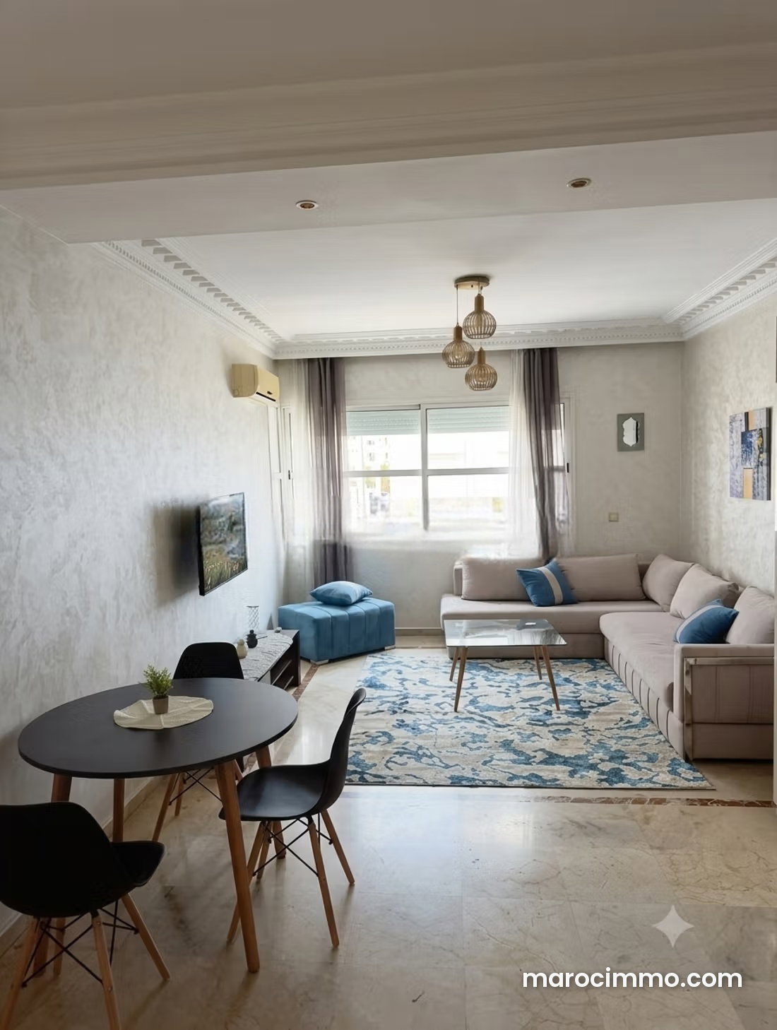 One-Bedroom Apartment for Rent, Anfa, Casablanca — Casablanca