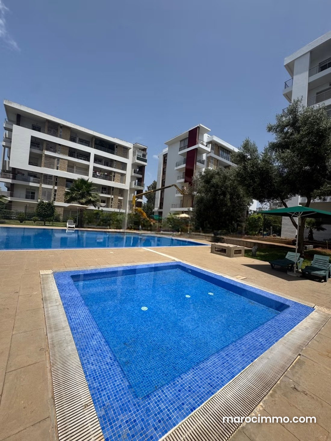 Appartement 223 m² meublé avec piscine, Riyad, Rabat — Rabat