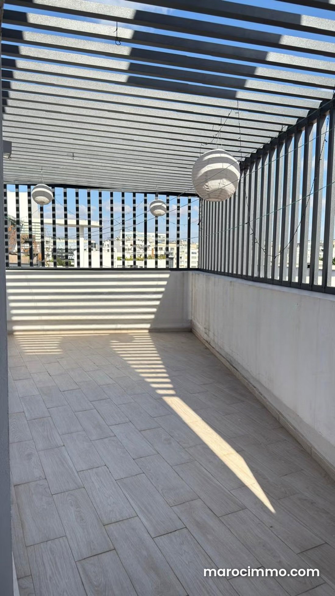 Appartement lumineux avec terrasse au Palmier Casablanca — Casablanca