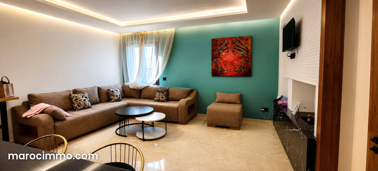 Furnished 80 sqm Apartment for Rent in Gueliz, Marrakech — Marrakesh