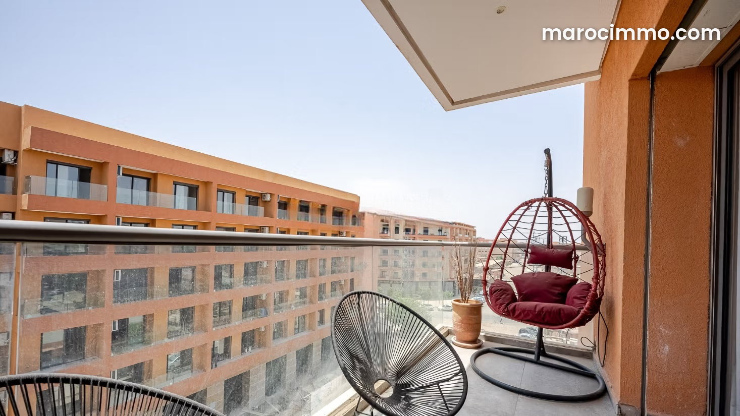 Appartement 131 m², terrasse vue panoramique, Hivernage Marrakech — Marrakech
