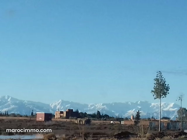 Terrain 2000 M2 route Amizmiz Km22 de marrakech — 3