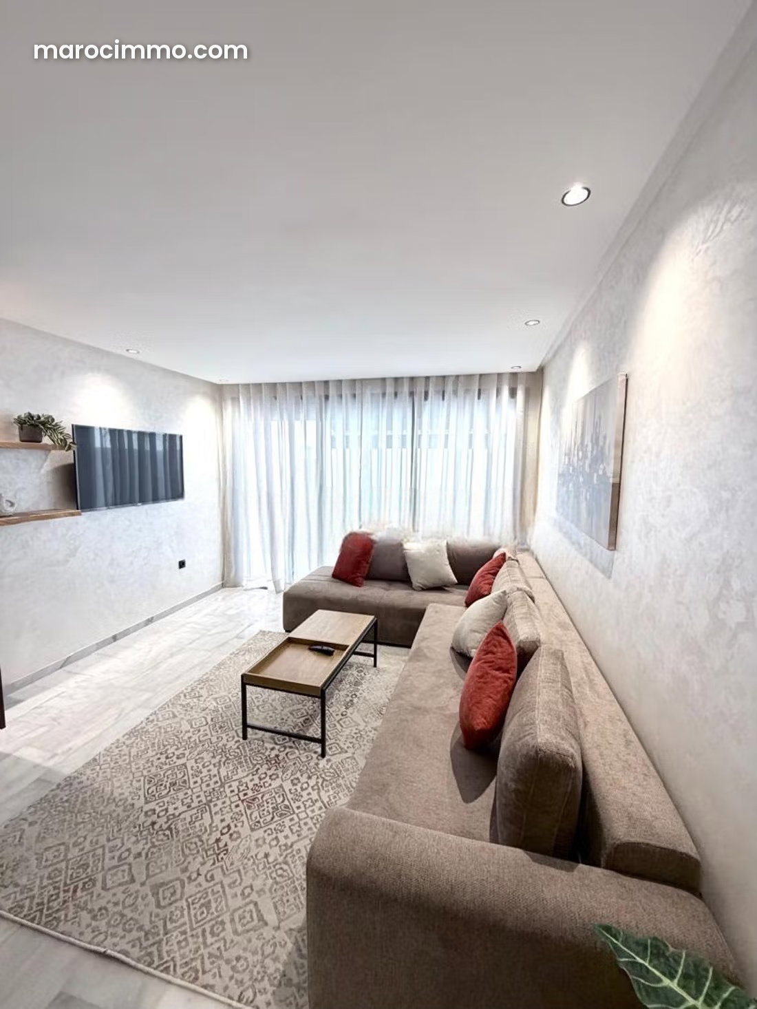 Appartement meublé avec terrasse, Quartier des Hôpitaux, Casablanca — Casablanca