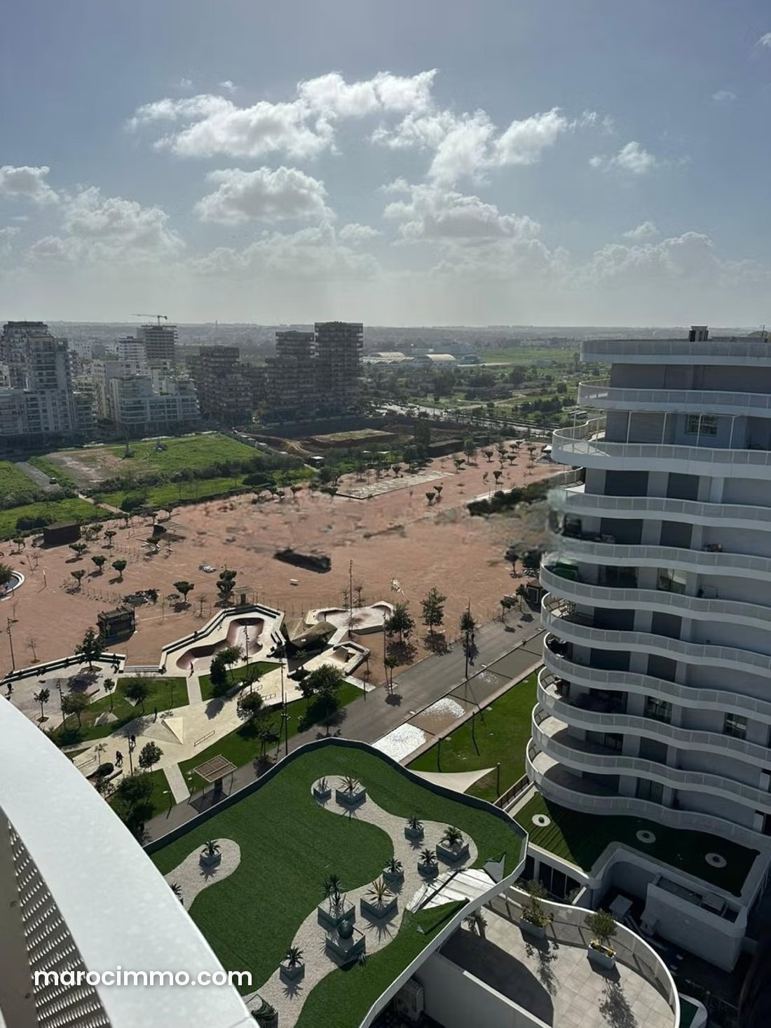 Appartement meublé avec terrasse, Casablanca Finance City — Casablanca