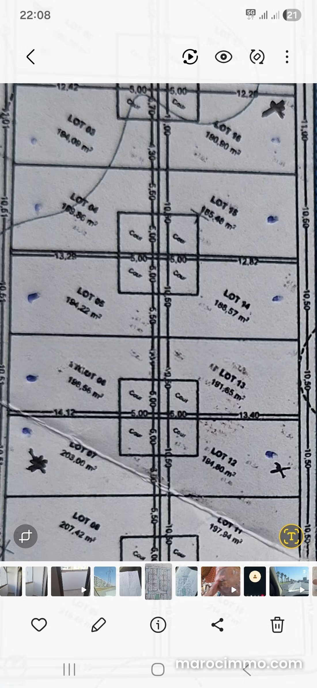 190 m² Plot in Dar Bouazza, Ideal for Building — Dar Bouazza