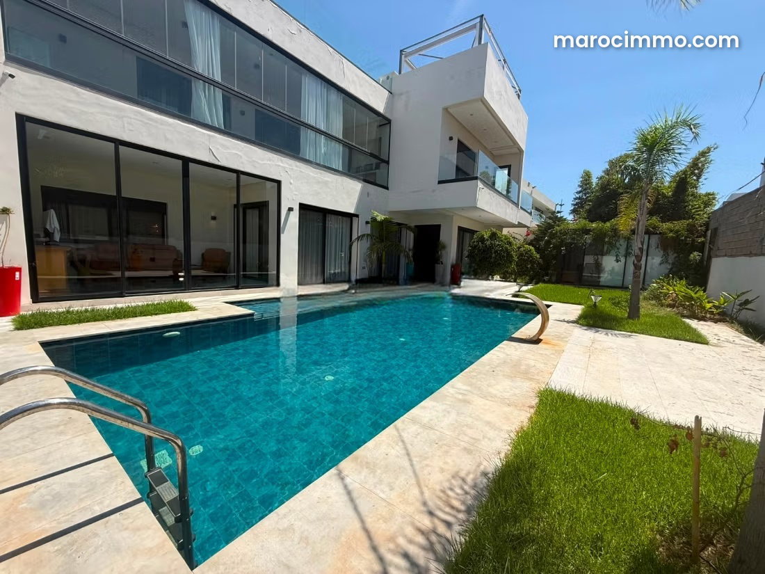 Villa de luxe vue mer à la Plage Oued Cherrat, Bouznika — Bouznika