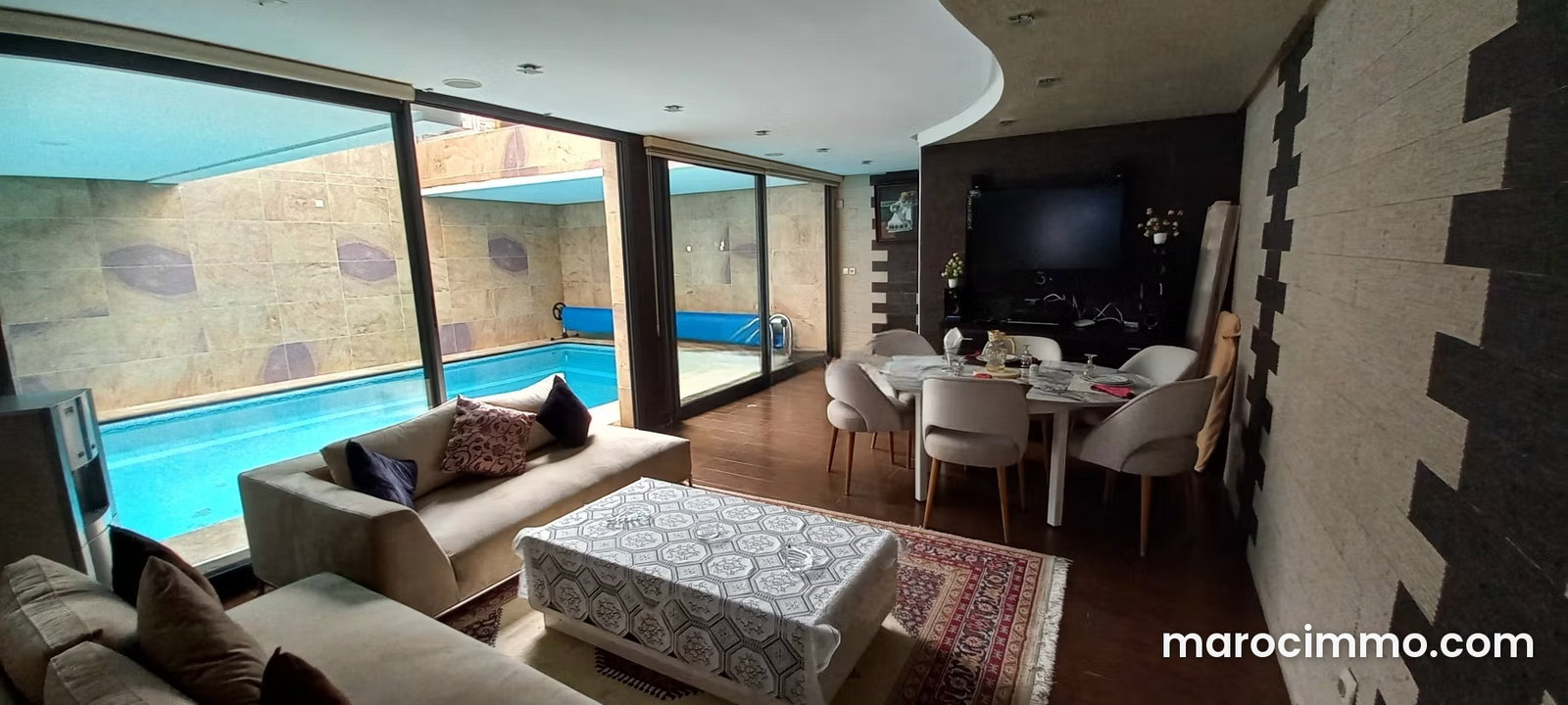 Villa meublée 400 m², piscine et jardin, Aïn Diab Casablanca — Casablanca