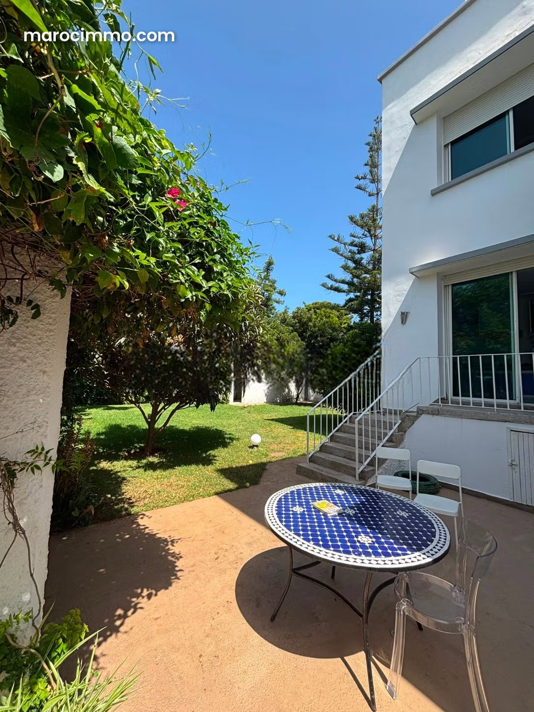 Villa 4 chambres, jardin 1000 m², Souissi Rabat — Rabat