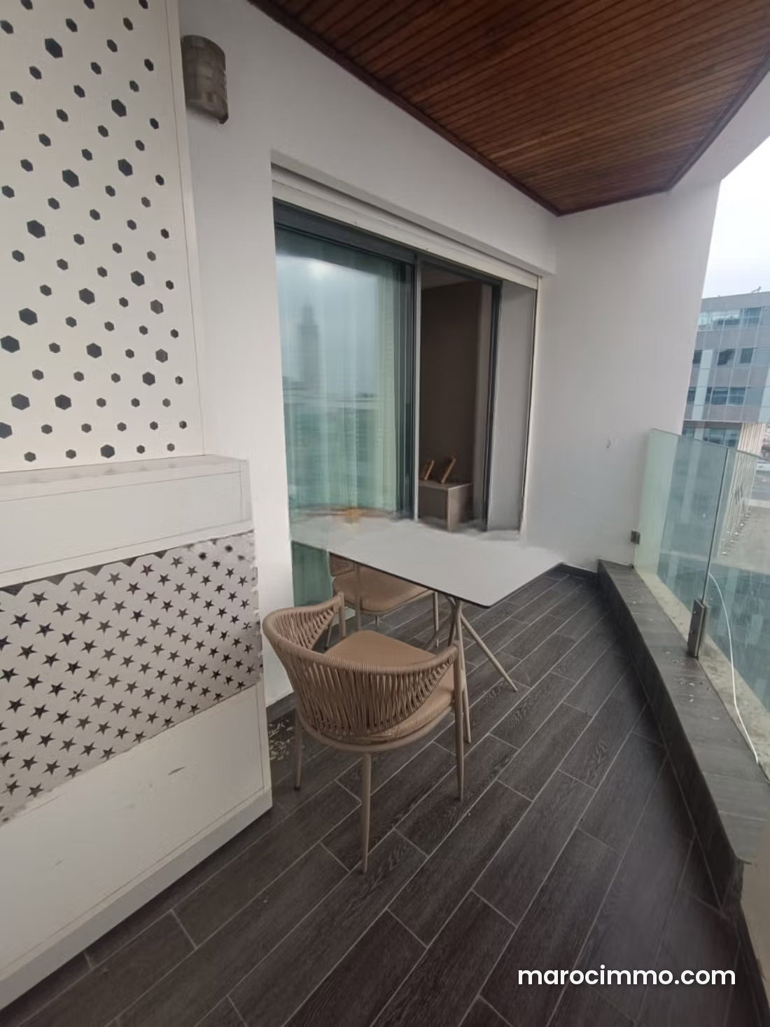 Appartement meublé, 10ᵉ étage vue mer, Sidi Belyout, Casablanca — Casablanca