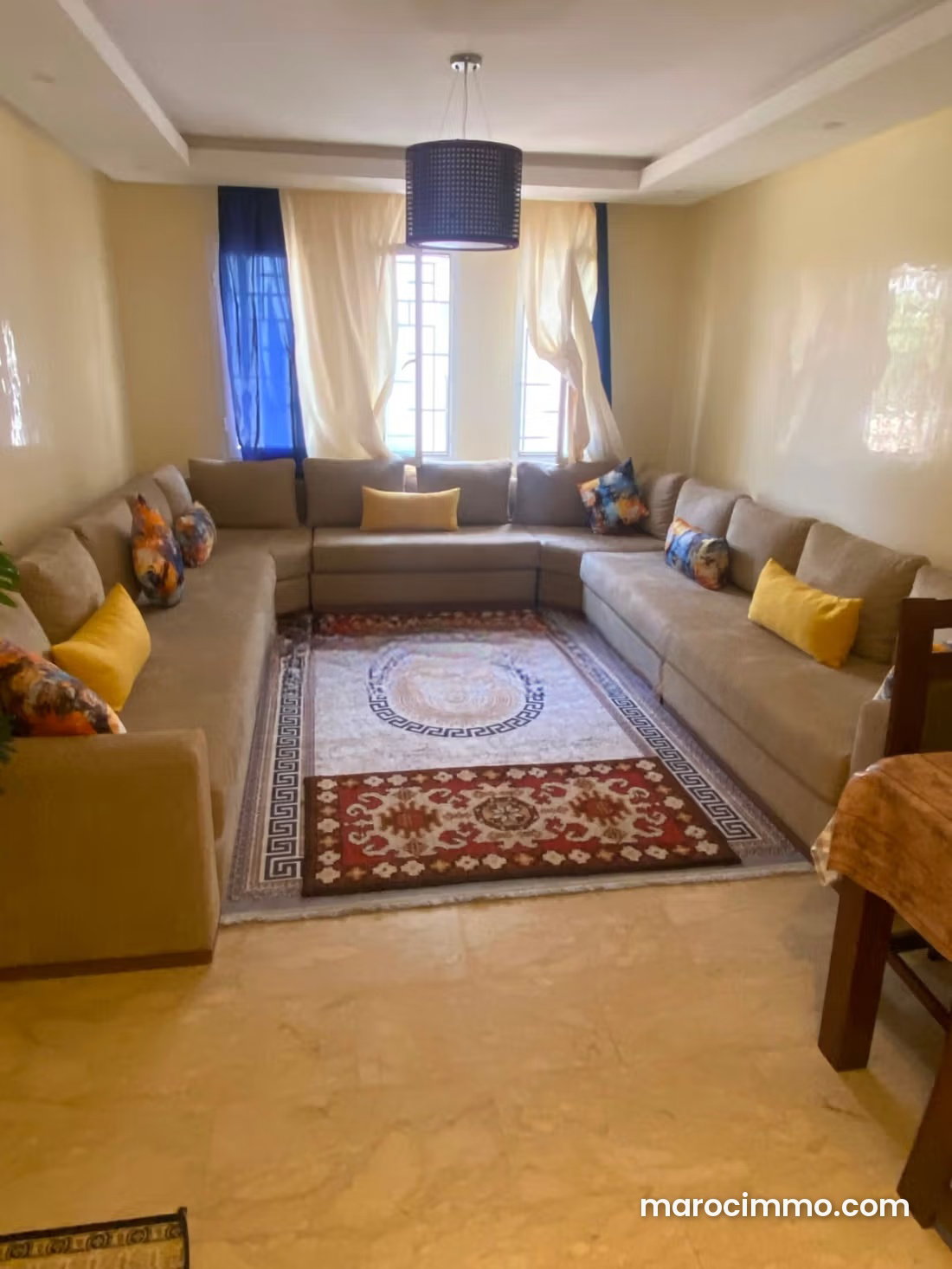 Appartement 95 m² plain, pied, résidence sécurisée El Mansouria — El Mansouria