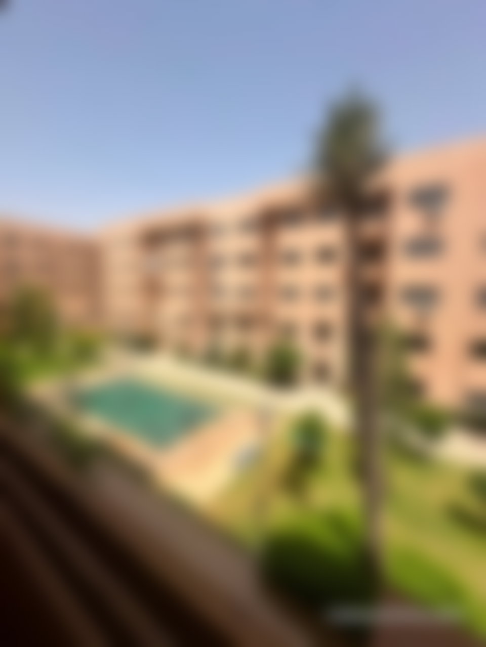 شقة بلمسة عصرية مع شرفة ومسبح في سملالية مراكش