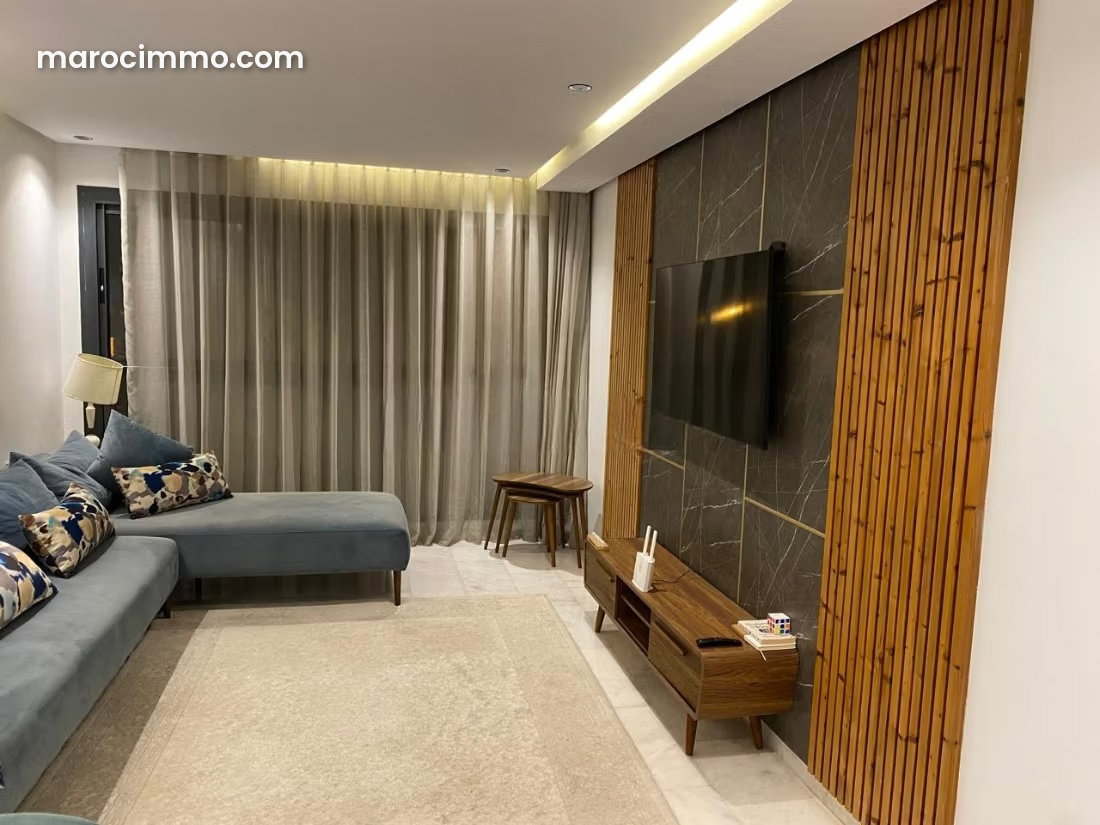 Appartement meublé 105 m², terrasse sud, Palmier, Casablanca — Casablanca