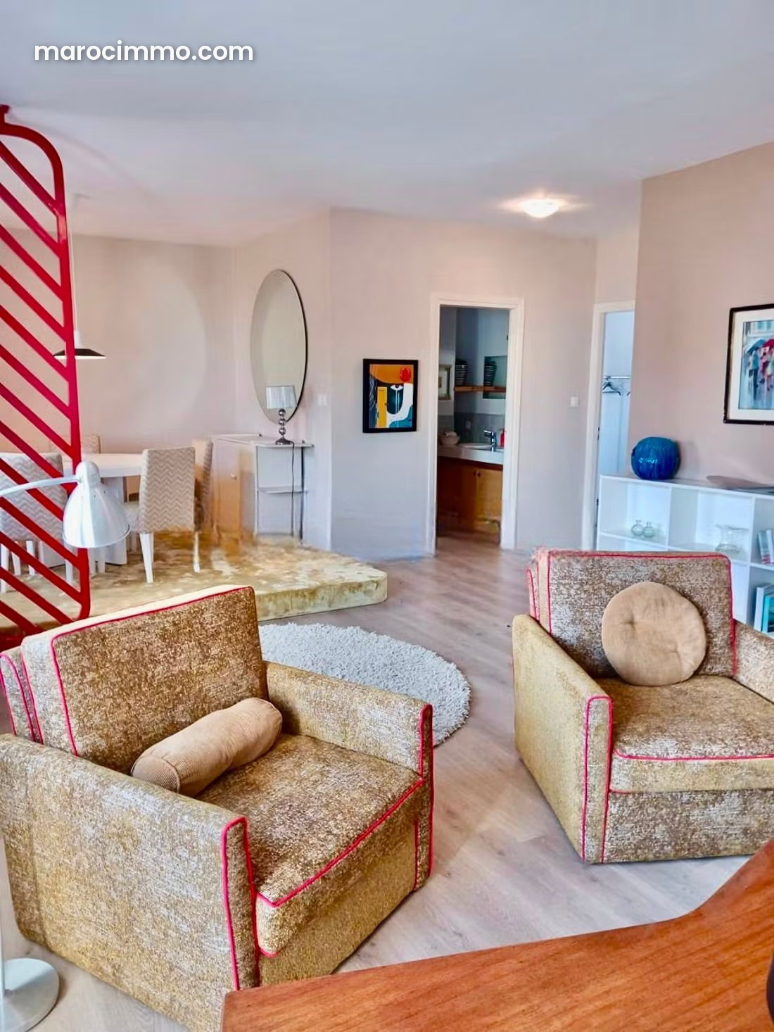Appartement meublé 105 m², terrasse et garage, C.I.L Casablanca — Casablanca