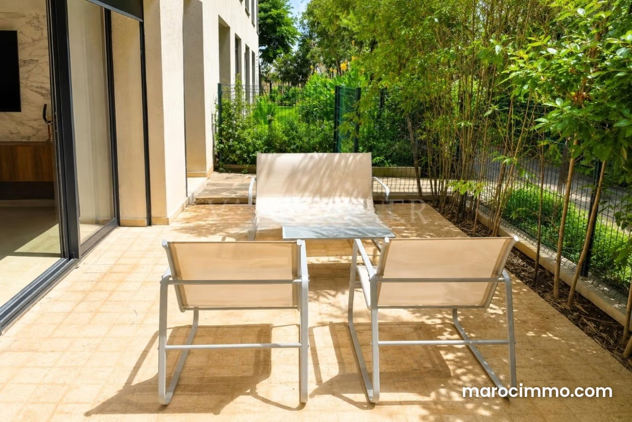 Appartement 143 m² avec jardin privatif, Casablanca Finance City — Casablanca